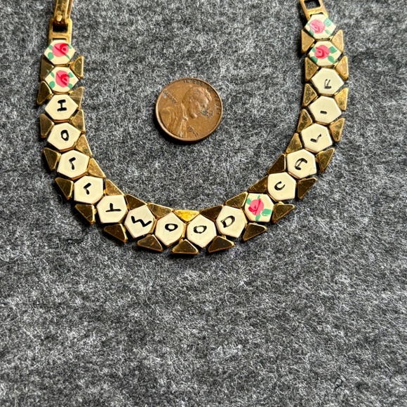 Vintage 1950's Hollywood California Enameled Souvenir Bracelet - Retro Hollywood - Picture 6 of 9